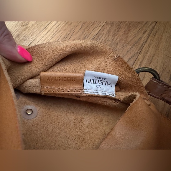 VALENTINO RED LEATHER BOW BAG - Picture 6 of 8